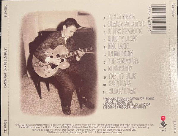 Danny Gatton : 88 Elmira St. (CD, Album)