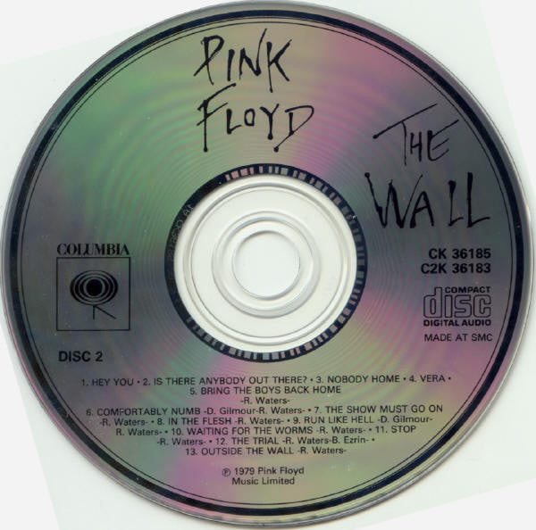 Pink Floyd : The Wall (2xCD, Album, RE, RM)