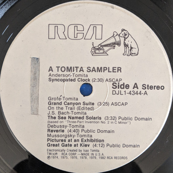 Tomita & The Plasma Symphony Orchestra : A Tomita Sampler (LP, Comp, Promo, Smplr)