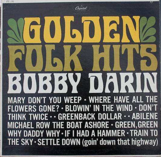 Bobby Darin : Golden Folk Hits (LP, Album, Mono)