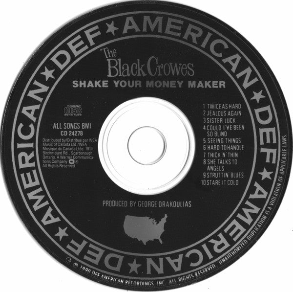 The Black Crowes : Shake Your Money Maker (CD, Album)