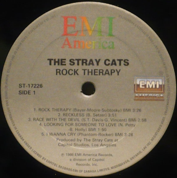 Stray Cats : Rock Therapy (LP, Album)