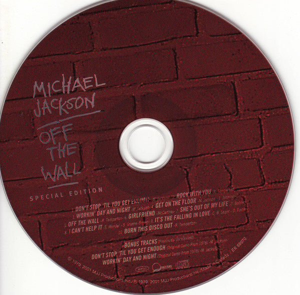 Michael Jackson : Off The Wall (CD, Album, RE, RM, S/Edition)