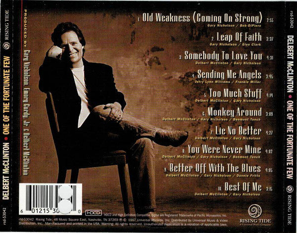 Delbert McClinton : One Of The Fortunate Few (HDCD, Album, HDC)