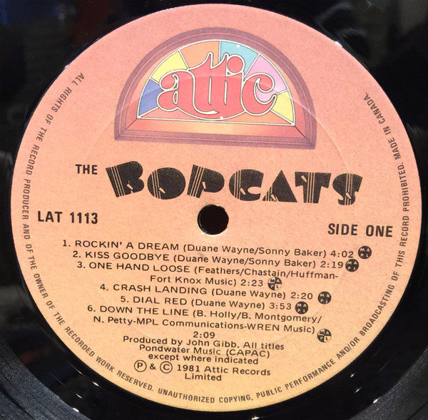 The Bopcats : The Bop Cats (LP, Album)
