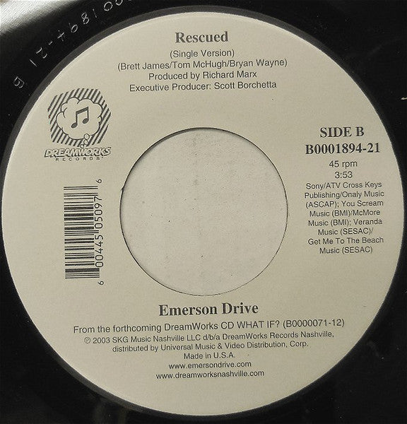 Emerson Drive : Last One Standing (7", Single)