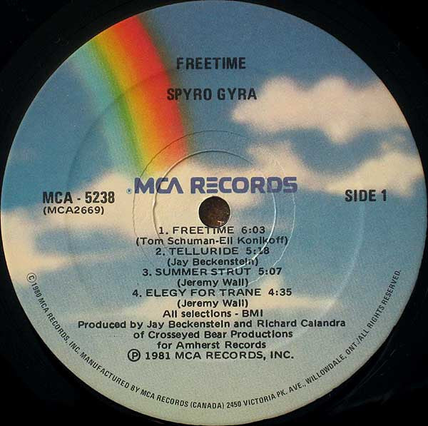 Spyro Gyra : Freetime (LP, Album)