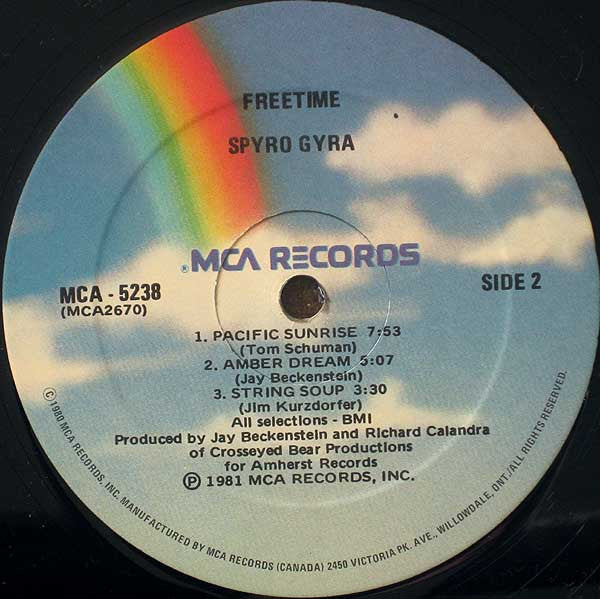 Spyro Gyra : Freetime (LP, Album)