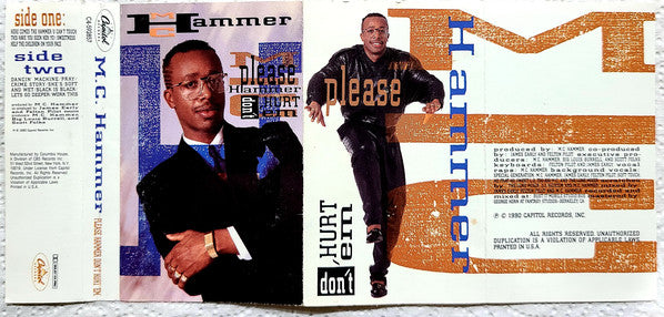 MC Hammer : Please Hammer Don't Hurt 'Em (Cass, Album, Club, Dol)