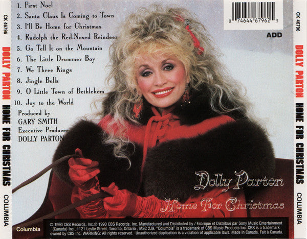 Dolly Parton : Home For Christmas (CD, Album)