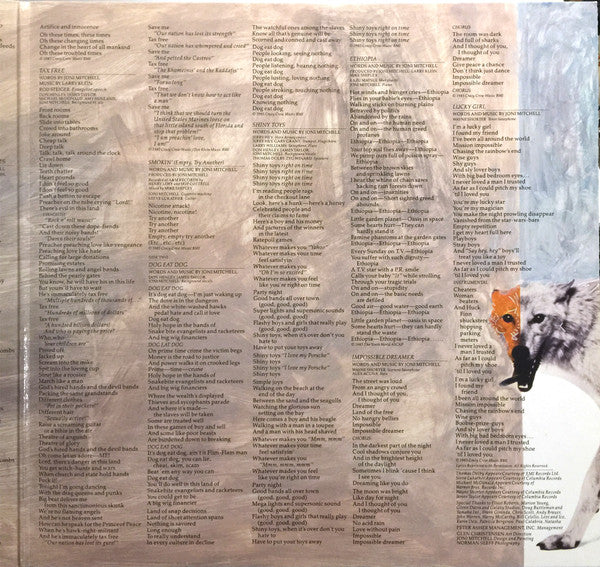 Joni Mitchell : Dog Eat Dog (LP, Album, Gat)