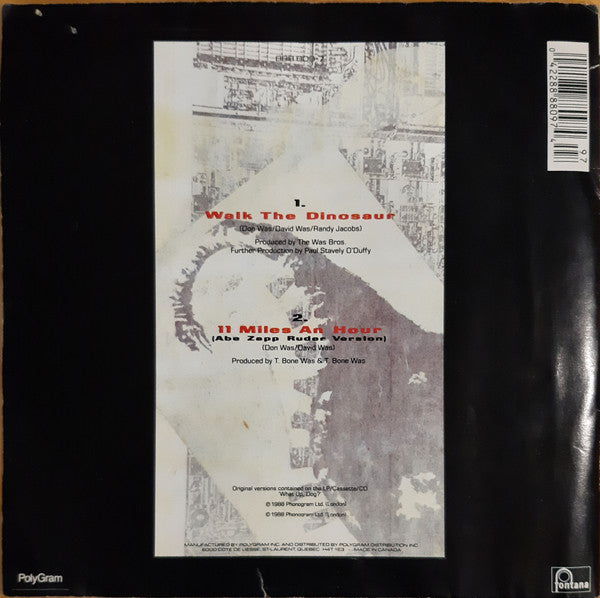 Was (Not Was) : Walk The Dinosaur (7", Single, Ltd)