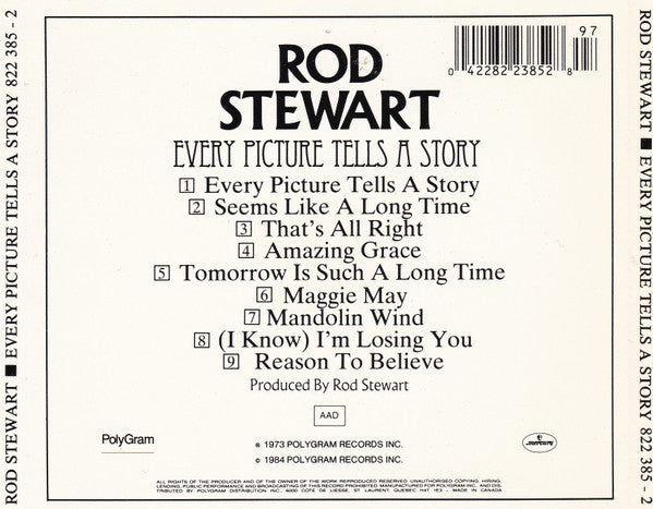 Rod Stewart : Every Picture Tells A Story (CD, Album, RE, RM)