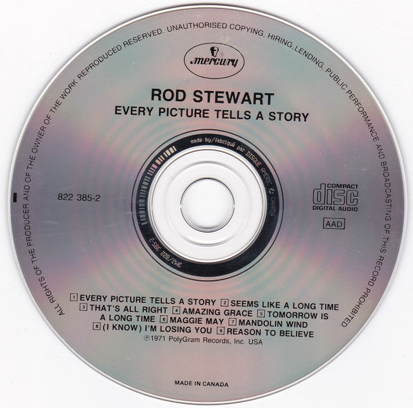Rod Stewart : Every Picture Tells A Story (CD, Album, RE, RM)