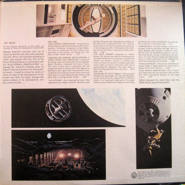 Various : 2001: A Space Odyssey (Music From The Motion Picture Sound Track) (LP, Album, Gat)