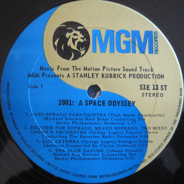 Various : 2001: A Space Odyssey (Music From The Motion Picture Sound Track) (LP, Album, Gat)