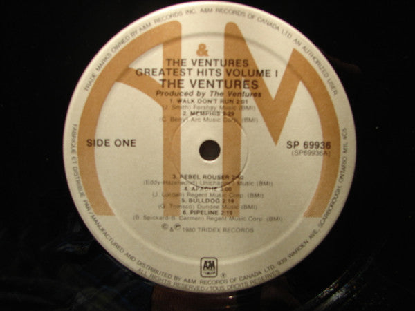 The Ventures : The Ventures Greatest Hits Volume I (LP, Comp)