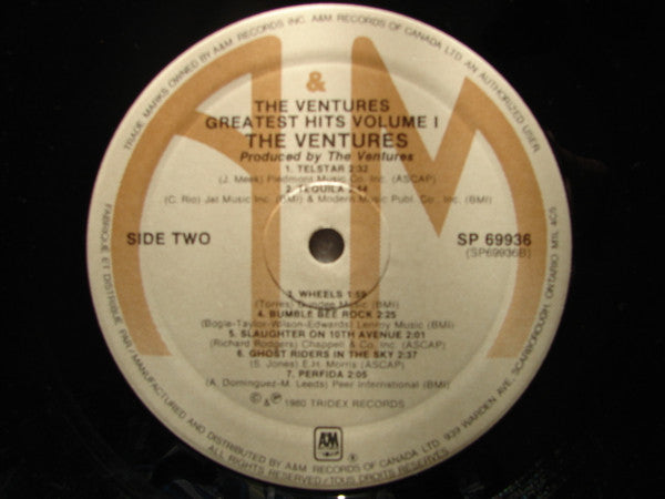 The Ventures : The Ventures Greatest Hits Volume I (LP, Comp)