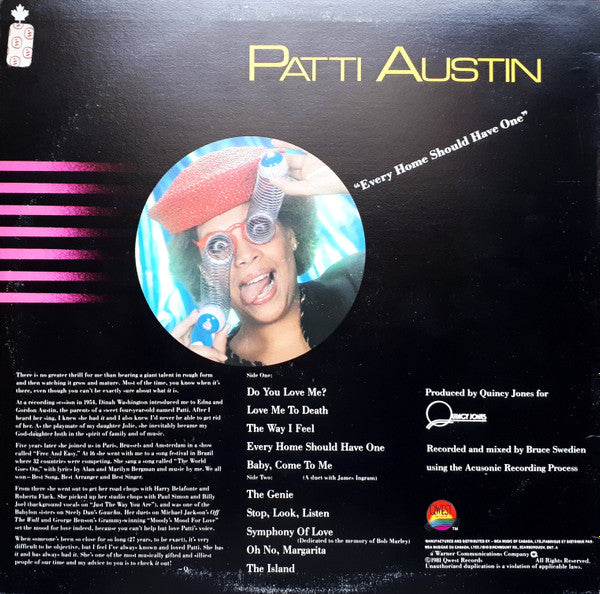 Patti Austin : Every Home Should Have One (LP, Album)