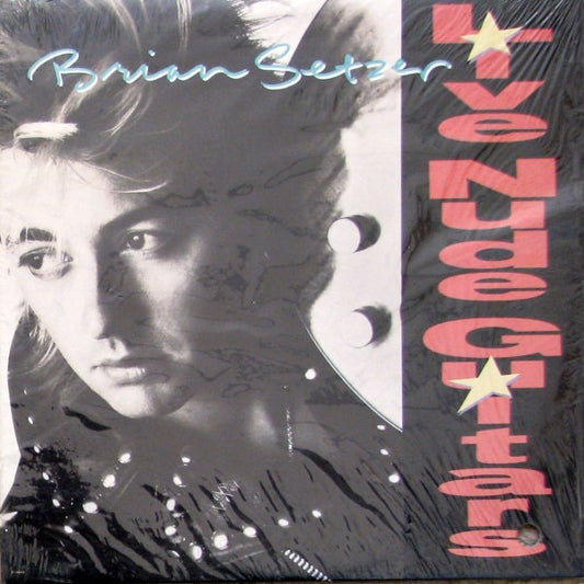Brian Setzer : Live Nude Guitars (LP, Album)