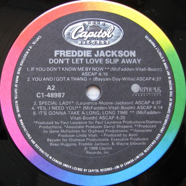 Freddie Jackson : Don't Let Love Slip Away (LP, Album)