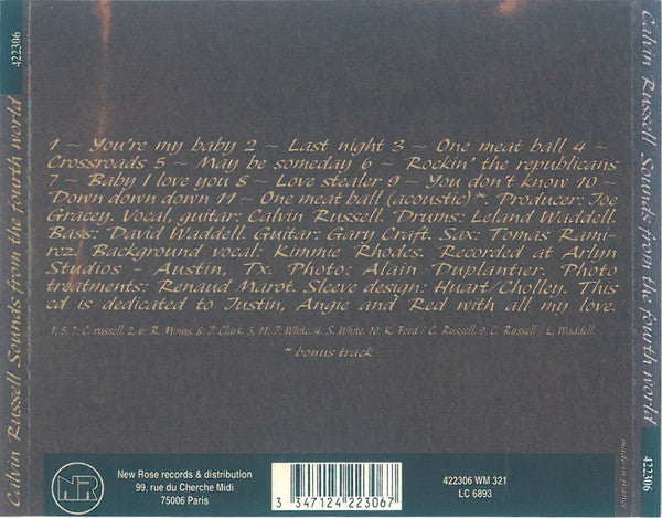 Calvin Russell : Sounds From The Fourth World (CD, Album, RE)
