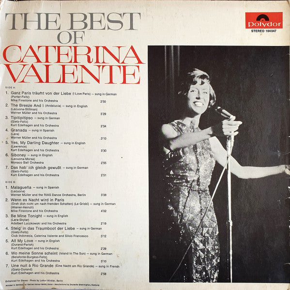 Caterina Valente : The Best Of Caterina Valente (LP, Comp)