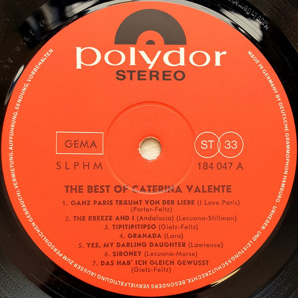 Caterina Valente : The Best Of Caterina Valente (LP, Comp)