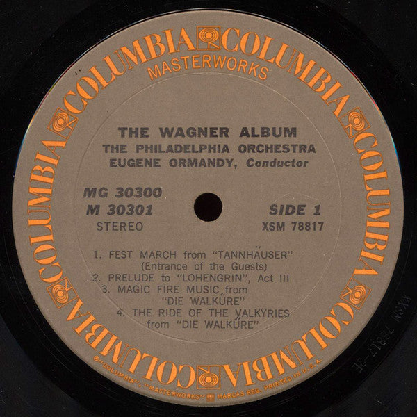 Richard Wagner / Eugene Ormandy, The Philadelphia Orchestra : The Wagner Album (2xLP, Album, Comp, Gat)
