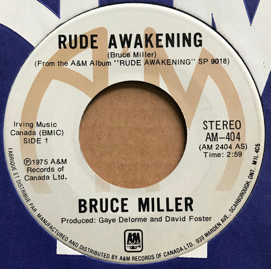 Bruce Miller (5) : Rude Awakening (7")