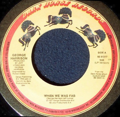George Harrison : When We Was Fab (7", Single)