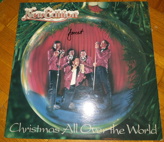 New Edition : Christmas All Over The World (LP, Album)