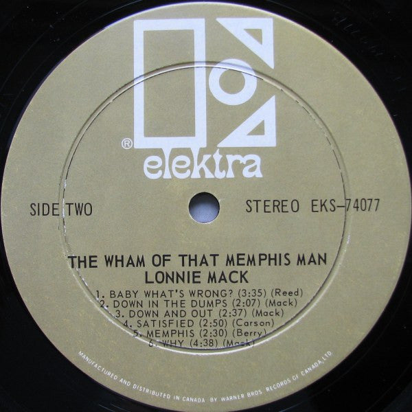 Lonnie Mack : For Collectors Only: The Wham Of That Memphis Man (LP, Album, RE)