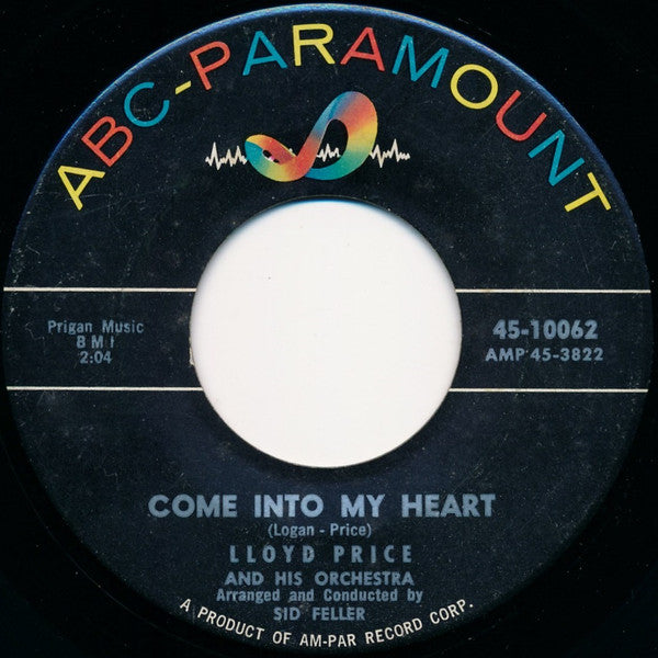 Lloyd Price And His Orchestra : Wont'cha Come Home / Come Into My Heart (7", Single)