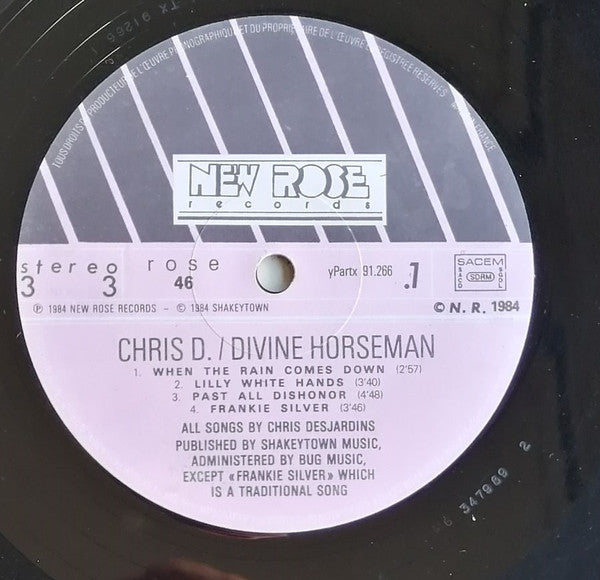Chris D. / Divine Horsemen : Time Stands Still (LP, Album)