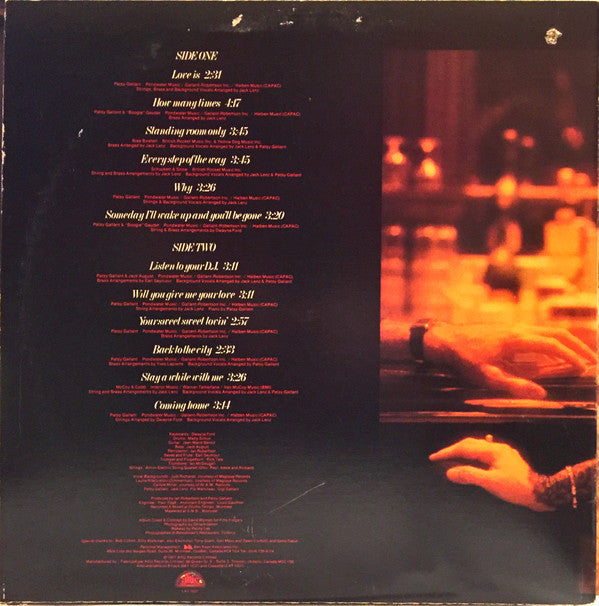 Patsy Gallant : Will You Give Me Your Love (LP, Album)