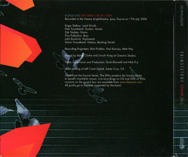The Who : Endless Wire (CD, Album, Dig + DVD)