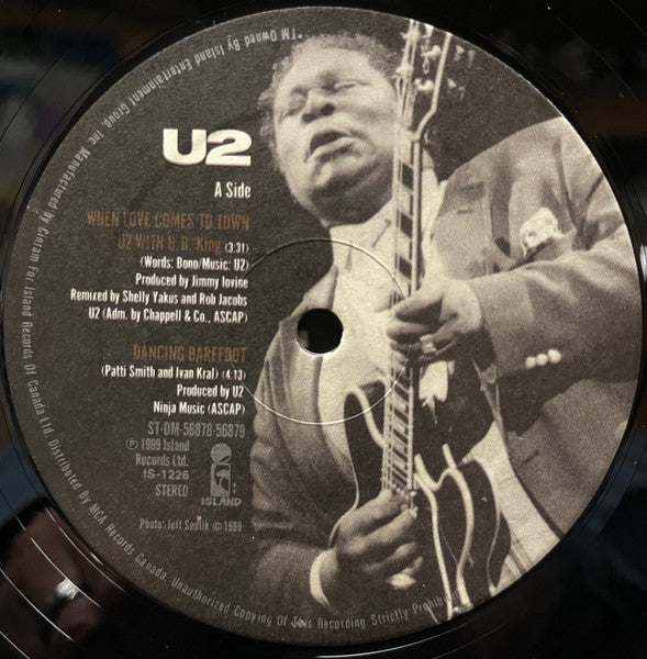 U2 With B.B. King : When Love Comes To Town (12")