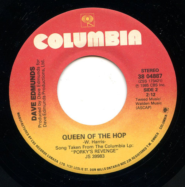 George Harrison / Dave Edmunds : I Don't Want To Do It / Queen Of The Hop (7", Single)