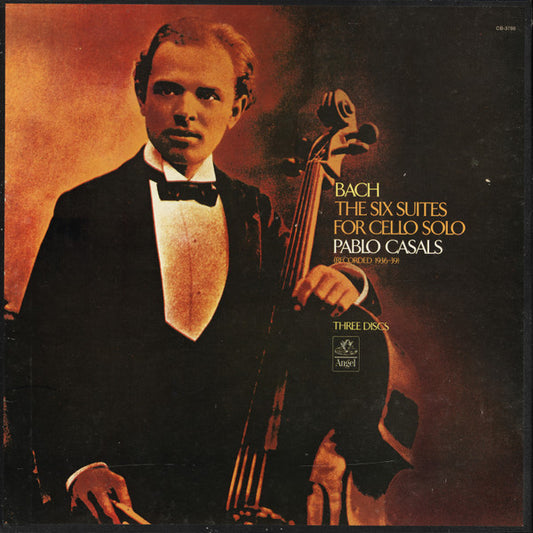 Johann Sebastian Bach - Pablo Casals : The Six Suites For Cello Solo (3xLP, Mono + Box)