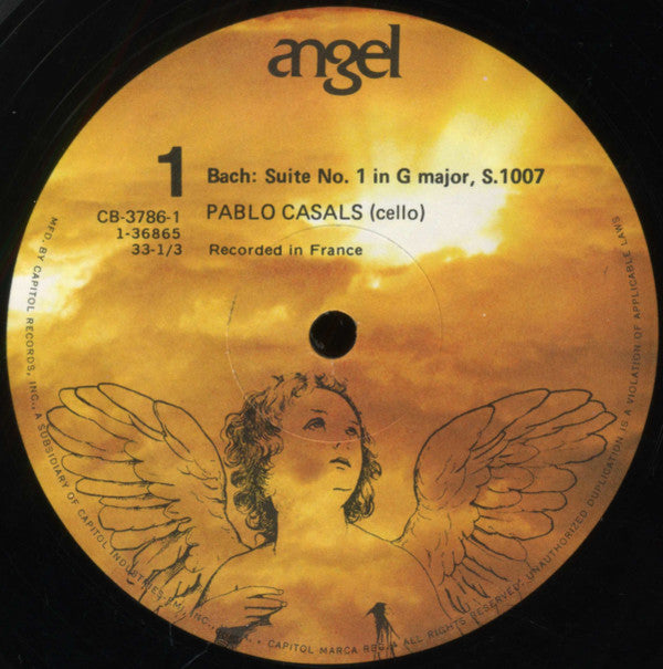 Johann Sebastian Bach - Pablo Casals : The Six Suites For Cello Solo (3xLP, Mono + Box)