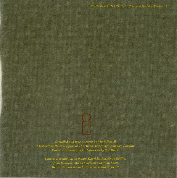 John & Beverley Martyn : The Road To Ruin (CD, Album, RE, RM)