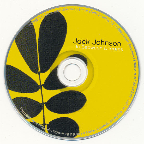 Jack Johnson : In Between Dreams (CD, Album, Dig)