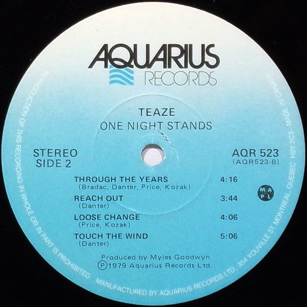 Teaze : One Night Stands (LP, Album)