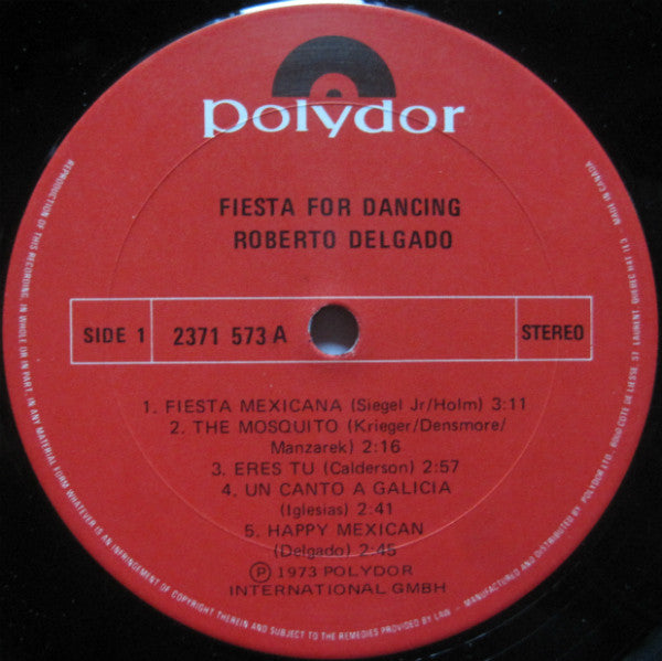 Roberto Delgado : Fiesta For Dancing (LP)