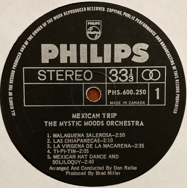 The Mystic Moods Orchestra : Mexican Trip (LP)