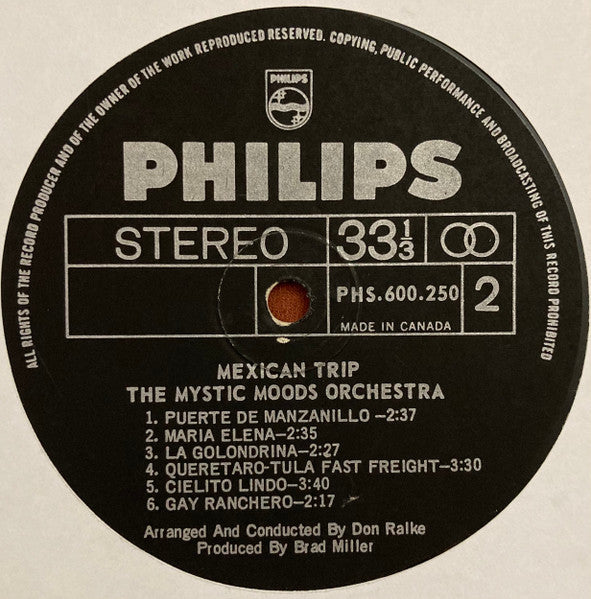 The Mystic Moods Orchestra : Mexican Trip (LP)