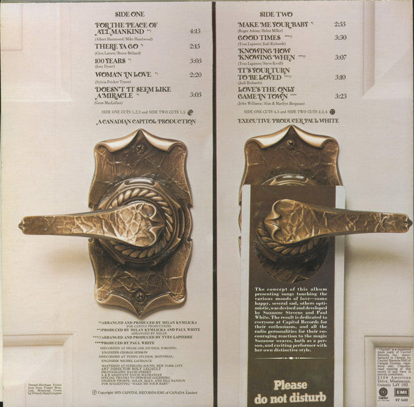 Suzanne Stevens : Love's The Only Game In Town (LP, Album)