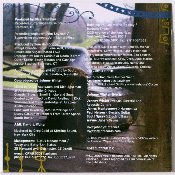 Johnny Winter : I'm A Bluesman (CD, Album, Copy Prot.)