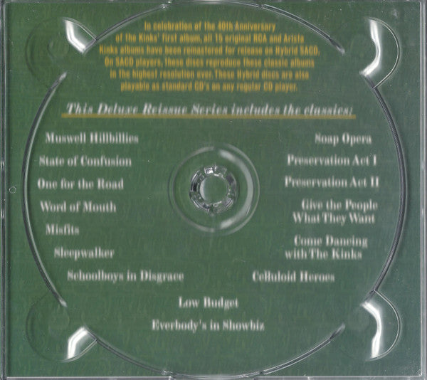 The Kinks : Schoolboys In Disgrace (SACD, Hybrid, Album, RE, RM, Dig)